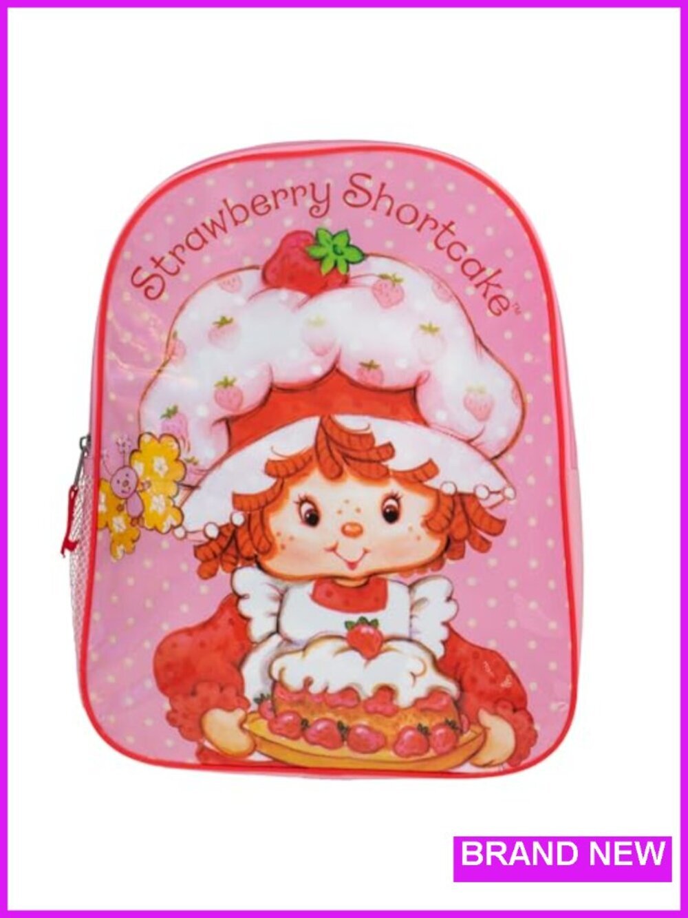 Strawberry Shortcake Kids Backpack 15 inch School Book Bag with Padded Straps